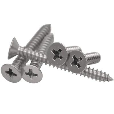 DIN 7982 Countersunk Self Ngetok Screws Hardened Séng Plated